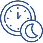 Reserva a media noche o a la madrugada